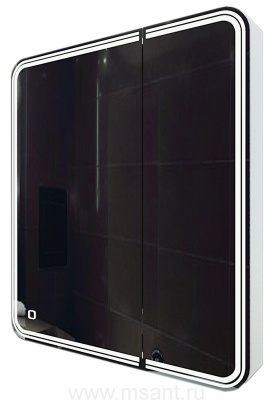 Зеркало-шкаф AZARIO Adriana 1Л 700х800 c подсветкой и диммером 