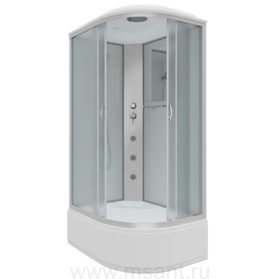 Душевая кабина Niagara Classic NG-2310-14LG (120х80х215) высокий поддон(40см),стекло матовое