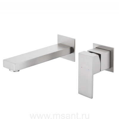 Смеситель ABBER Daheim AF8212SP для раковины скрытого монтажа, сатин