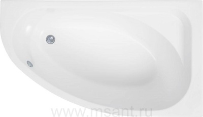 Акриловая ванна Aquanet Mia 140x80 R (с каркасом)