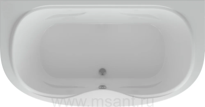 Акриловая ванна Акватек Мелисса вклеенный каркас