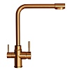 Смеситель для кухни 35k MIXLINE MLSS-0320BR подкл.к фильтру, БРОНЗА
