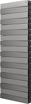Радиатор биметаллический Royal Thermo Piano Forte Tower silver satin 18 секций, серебро с монтажным набором