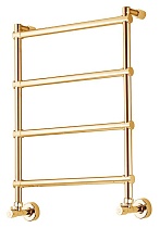 Полотенцесушитель водяной Margaroli Sole 370-442-4 золото