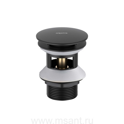 Сливной набор AQUATEK для раковины матовый черный AQ6002MB 
