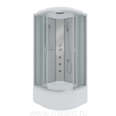 Душевая кабина Niagara Classic NG-2307-14G (80х80х215) высокий поддон(40см),стекло матовое 