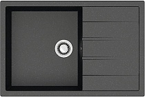 Кухонная мойка AZARIO Vision 750x505x218 искусственный мрамор, цвет Черный (CS00078339)