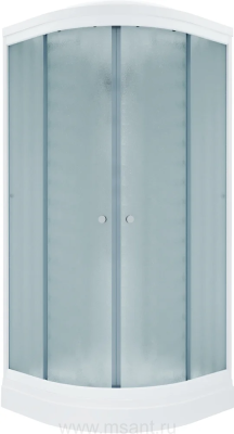 Душевая кабина Triton Вельвет Щ0000061852 90х90 А-полка с поддоном +сифон D90мм)