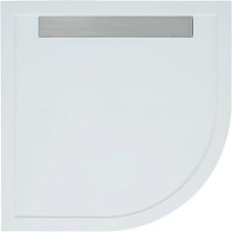 Поддон для душа AquanetДушевой поддон STONE LITE 900*900*150 литьевой мрамор, четверть круга R-550+панель