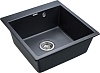 Мойка кухонная Paulmark Praktisch PM105152-BLM черный металлик