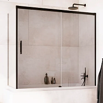 Шторка на ванну Radaway Idea Black PN DWJ+S 160 R