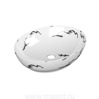 Умывальник Point Артемида 51 PN43151WB овальный, белый