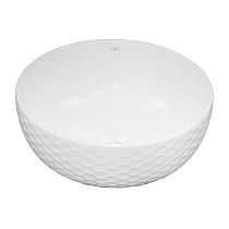 Раковина-чаша Azario 355x355x150 накладная, круглая, белый глянец