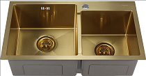 Мойка кухонная Melana S7240HG золото