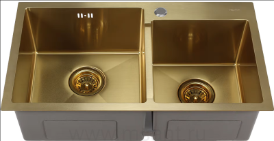 Мойка кухонная Melana S7240HG золото