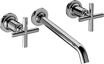 Смеситель Jacob Delafon Purist E144153-CP С ВНУТРЕННЕЙ ЧАСТЬЮ, для раковины