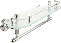 Полка Migliore Mirella 17248 с полотенцедержателем, хром