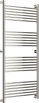 Полотенцесушитель водяной Сунержа Богема+ 150x80, прямая