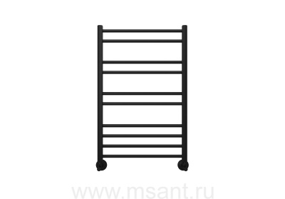 Полотенцесушитель водяной Aquatek Вега П10 500х800 мм черный муар