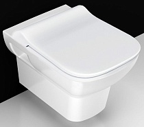 Унитаз подвесной Turavit PLAZA с тонким сиденьем микролифт (дюропласт)