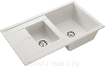 Мойка кухонная AQUATON Делия 87 жемчуг