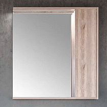 Зеркало AQUATON Стоун 80 сосна арлингтон, с подсветкой
