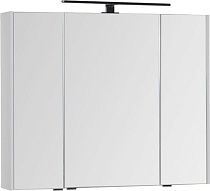 Зеркало-шкаф Aquanet Латина 90 белый