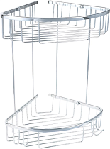 Полка Fixsen Hotel FX-31051-2 угловая, хром