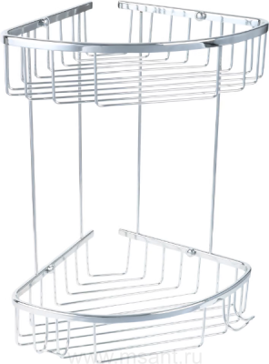 Полка Fixsen Hotel FX-31051-2 угловая, хром