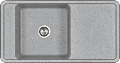 Мойка кухонная AQUATON Беллис 97 серая