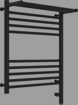 Полотенцесушитель электрический Сунержа Богема 3.0 60х50 с полкой, черный, R