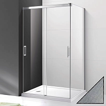 Душевой уголок Cezares Tandem Soft AH-2-120/90-P-Cr-R стекло punto
