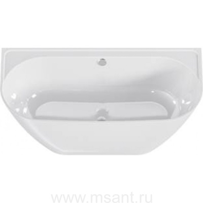 Ванна из литьевого мрамора BAS Палермо 168х80 белая на каркасе