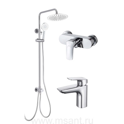 Комплект для ванны Aquatek Вега AQ1036CR 3 в 1