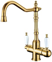 Смеситель Boheme Tradizionale Oro 112 для кухонной мойки