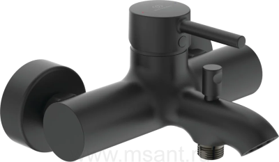 Смеситель Ideal Standard Ceraline BC199XG для ванны с душем, черный