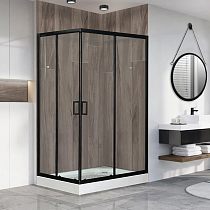 Душевой уголок Royal Bath HP RB8120HP-T-BL-R 120x80 с поддоном