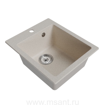 Мойкa MIXLINE ML-GM14 бежевая (328), 420*500*190мм
