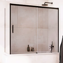 Шторка на ванну Radaway Idea Black PN DWJ+S 140 R