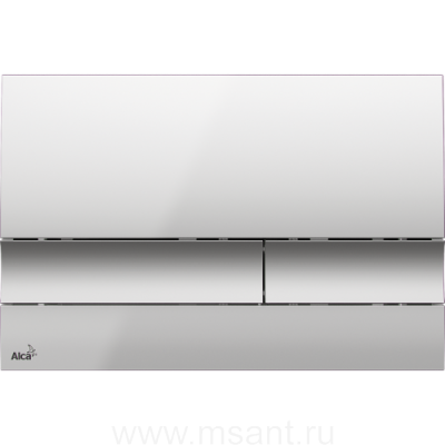 Кнопка смыва AlcaPlast M1722 хром - матовая