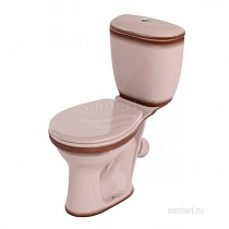 Унитаз-компакт Santeri Виктория 1P3016S0700BF декор бежевый