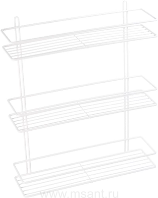 Полка Fixsen FX-730W-3 прямая, белая