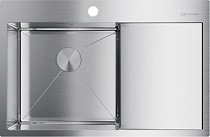 Мойка кухонная Omoikiri Akisame 78-IN-L нержавеющая сталь