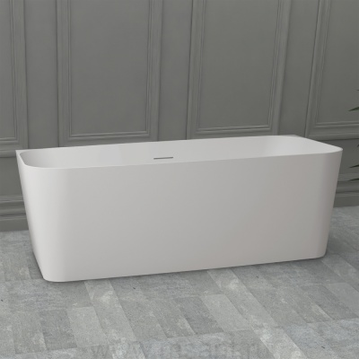 Ванна из искусственного камня ABBER Stein AS9617 белая матовая