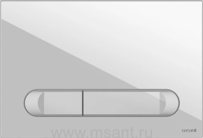 Кнопка смыва Cersanit Estetica 64109 белая