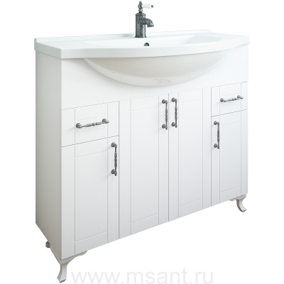 Тумба Sanflor Глория 105 (Б) раковина Дрея 105/Эльбрус 100