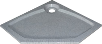 Поддон для душа GuteWetter Deluxe 100x100x2 P серый