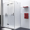 Душевой уголок Wasserkraft Aller 10H06LBLACK MATT 120x80 см