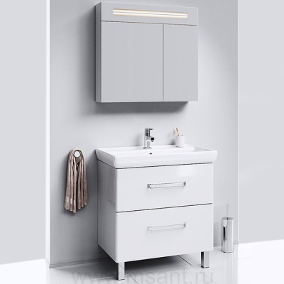 Мебель для ванной Aqwella Neo 80 напольная