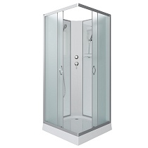 Душевая кабина Niagara Classic NG-1101-14BK (90х90х200) низкий поддон(13см),стекло матовое